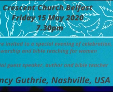 Ladies Conference - Nancy Guthrie, USA (speaker,author and bible teacher)