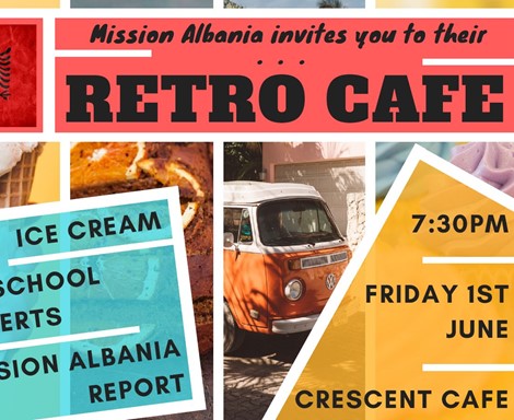 Mission Albania Fundraiser - Retro Cafe