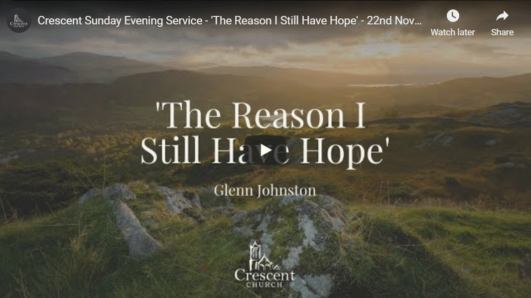 The Reason I Still Have Hope