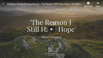 The Reason I Still Have Hope