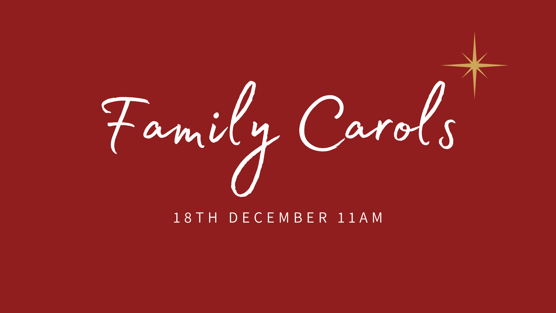 Family Carol Service